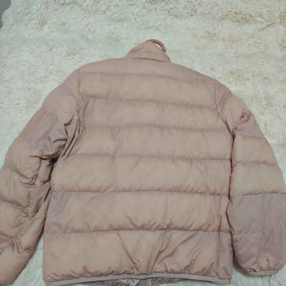 UNIQLO Kids Pink Down Puffer Jacket Lightweight Winter Coat - Picture 4 of 5